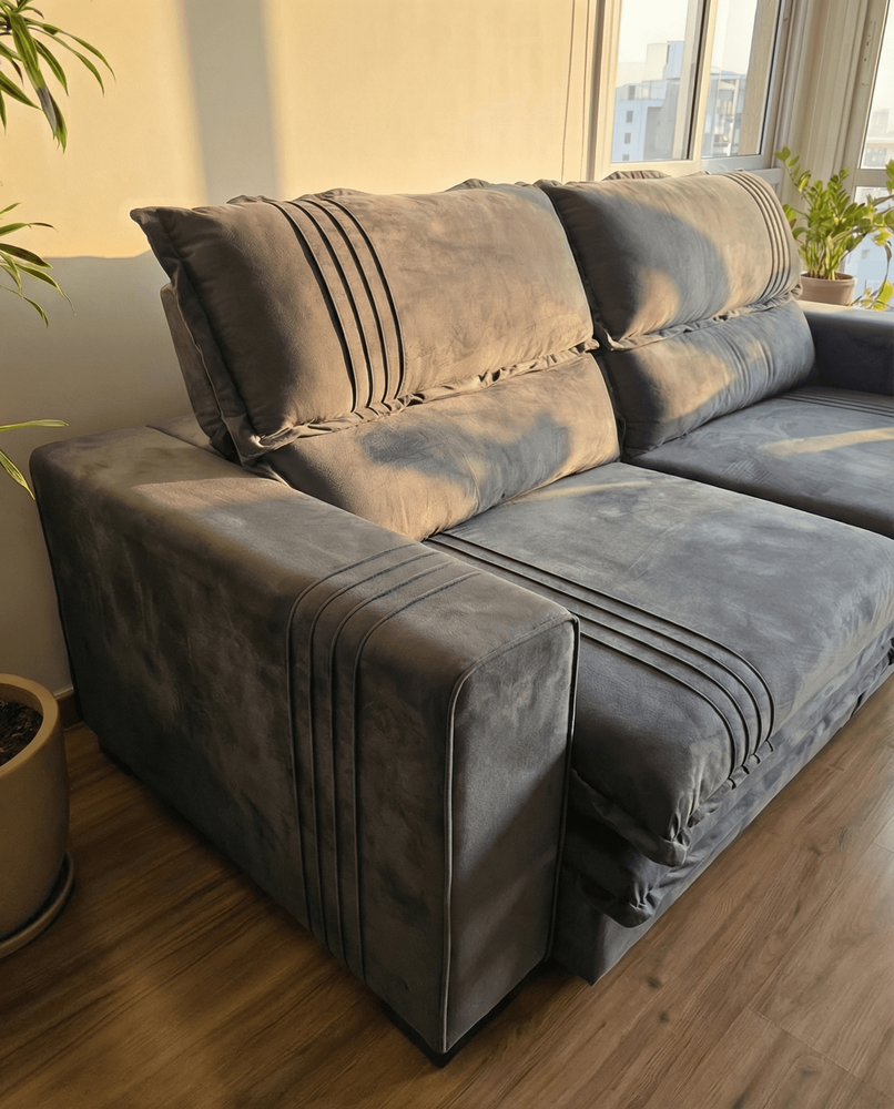 Sofá Oliver Luxor Titanio - 2